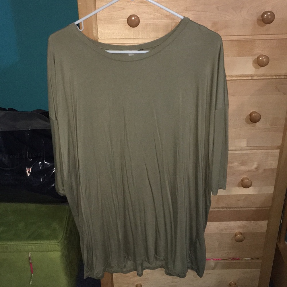 Green shirt